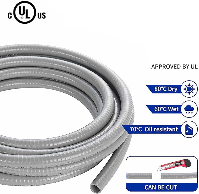 Bracer - 3/4 PVC Liquid Tight Flexible Non Metallic Conduit 50FT Roll - Image 2