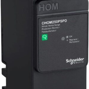 SCHHOM250PSPD-Schneider Electric –HomeLine Whole Home Surge Protective Device, Plug-in Surge Suppressor,  120/240VAC, 50k