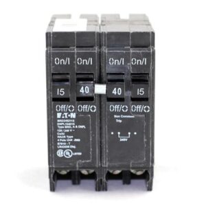DNPL154015 - Eaton - 15/40/40/15 Amp Quad Circuit Breaker