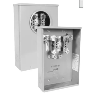 Meter Socket MSC400TW 600V, 200A, with bonded/ iso neutral capable/underground.